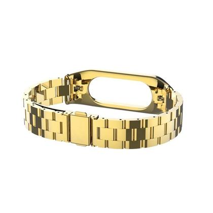 Imagem de Pulseira De Aço 3 Elos NSmart Compatível com Mi Band 5 / Mi band 6