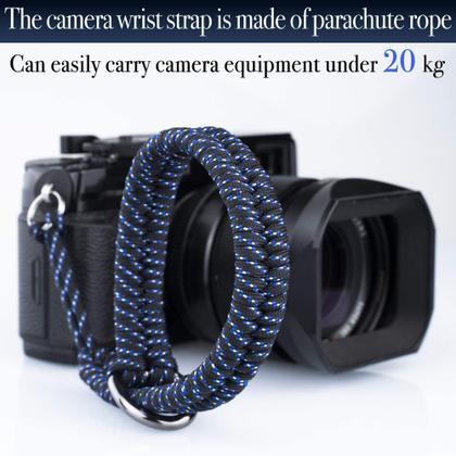 Imagem de Pulseira de câmera AQAREA para câmera DSLR sem espelho (azul)