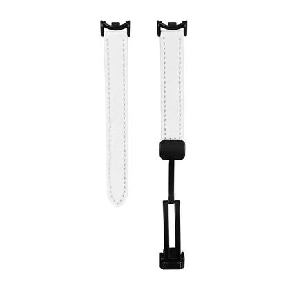 Imagem de Pulseira De Couro Com Fecho Magnético Para Xiaomi Smart Band 10 9 8 MiBand 9 8 - Bracelete De