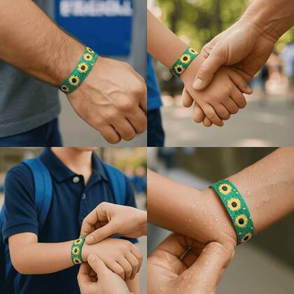 Imagem de Pulseira De Identificação Especial Doenças Ocultas C/ 50 Un.