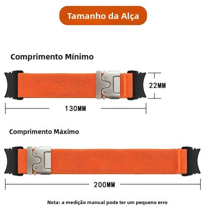 Imagem de Pulseira De Nylon Para Samsung Galaxy Watch 8/8 Classic 40mm 44mm, Faixa Elástica Para Relógio