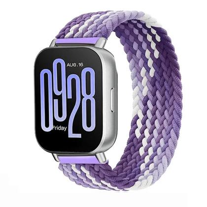 Imagem de Pulseira De Nylon Trançada Solo Loop Para Redmi Watch 5 Lite, Pulseira Elástica Para Xiaomi Mi