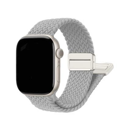Imagem de Pulseira de Nylon Trançado Fecho Deployant para Applewatch