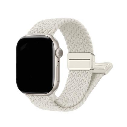 Imagem de Pulseira de Nylon Trançado Fecho Deployant para Applewatch