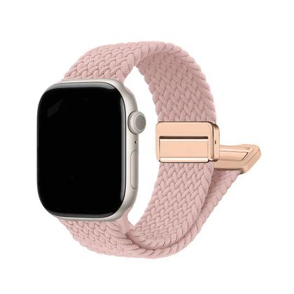 Imagem de Pulseira de Nylon Trançado Fecho Deployant para Applewatch