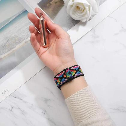 Imagem de Pulseira De Relógio Ajustável De Nylon Elástico 20mm 22mm Para Samsung Galaxy Watch