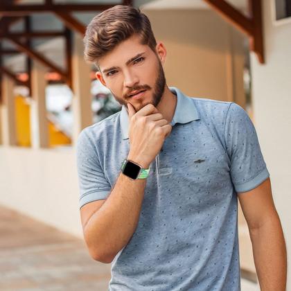 Imagem de Pulseira de relógio Bandiction Braided Solo Loop Elastic 44 mm 40 mm