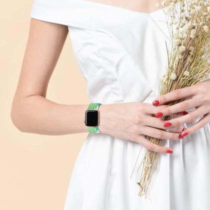 Imagem de Pulseira de relógio Bandiction Braided Solo Loop Elastic 44 mm 40 mm