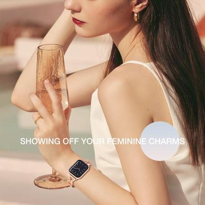 Imagem de Pulseira de relógio BRG Thin Mesh Loop em aço inoxidável 40 mm 41 mm