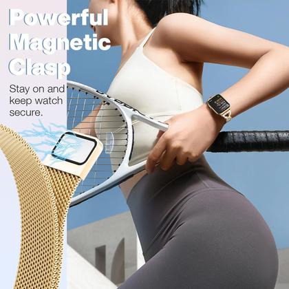 Imagem de Pulseira de relógio BRG Thin Mesh Loop em aço inoxidável 40 mm 41 mm