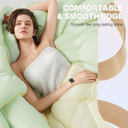 Imagem de Pulseira de relógio BRG Thin Mesh Loop em aço inoxidável 40 mm 41 mm