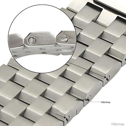 Imagem de Pulseira De Relógio Em Aço Inoxidável 18mm-26mm Interface Plana Pulseira Sólida De Alta Qualidade