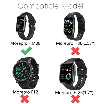 Imagem de Pulseira de relógio esportiva compatível com o monitor de fitness MorePro HM08