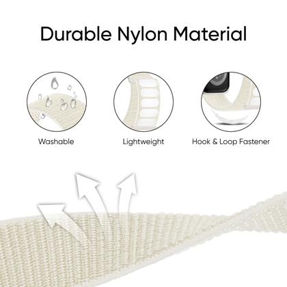 Imagem de Pulseira de relógio Honeystraper Sport Nylon Loop, pacote com 6, 38-49 mm