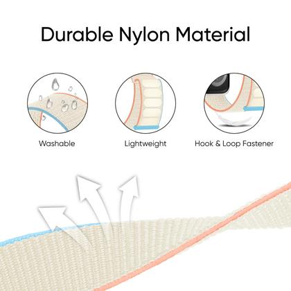 Imagem de Pulseira de relógio Honeystraper Sport Nylon Loop, pacote com 6, 38-49 mm