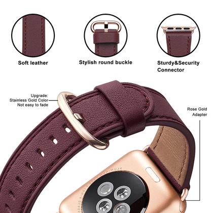 Imagem de Pulseira de relógio WFEAGL compatível com Apple 41 mm 40 mm 38 mm 42 mm