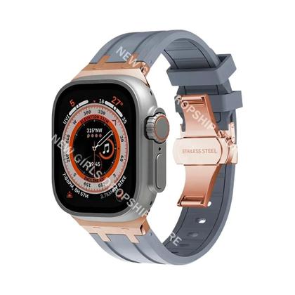 Imagem de Pulseira de Silicone Macia 41mm/45mm/49mm para Apple Watch Ultra, Séries 9, 8, 7, 6 e 5