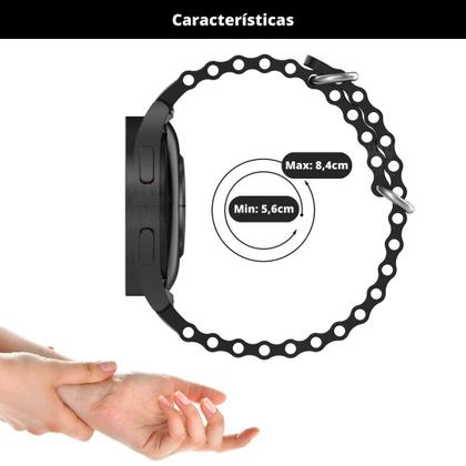 Imagem de Pulseira De Silicone Ondulada Macia Para Watch6 44Mm