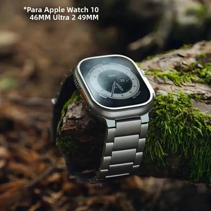 Imagem de Pulseira De Titânio Para Apple Watch Ultra 2/1 49mm Série 10 9 8 7 6, Pulseira De Metal Luxuosa Para