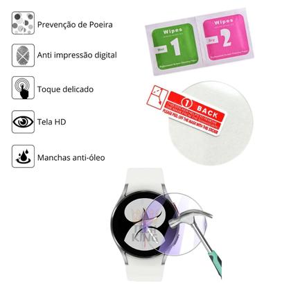 Imagem de Pulseira Elos não perde a cor + película para G. watch4 44mm