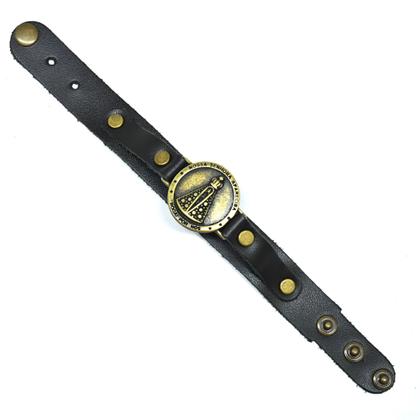 Imagem de Pulseira Em Couro Atrevidu's Ajustável Nossa Senhora