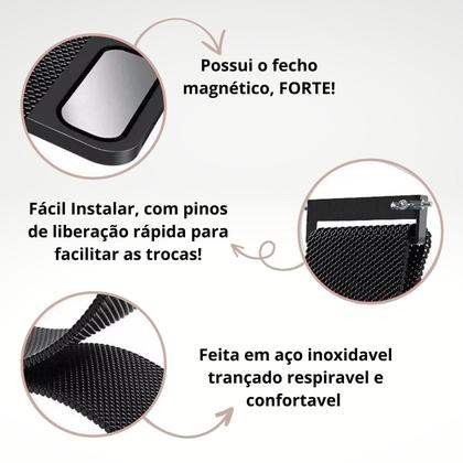 Imagem de Pulseira em metal magnética compatível com GTR mini A2174