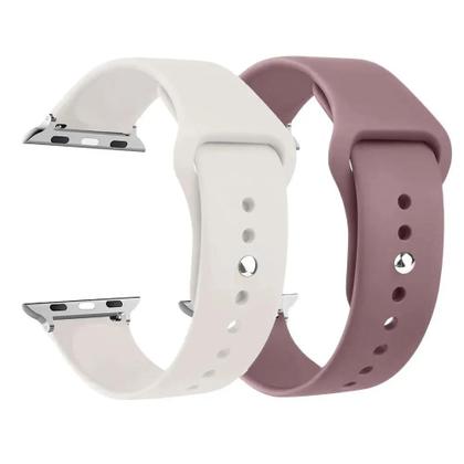 Imagem de Pulseira Esportiva de Silicone Universal para Apple Watch Series SE, 9, 8, 7, 6, 5, 4, 3, 2, 1