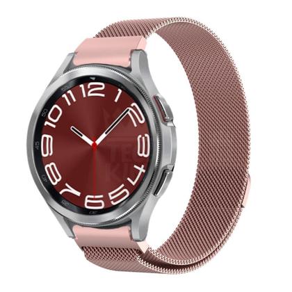 Imagem de Pulseira Fecho Imã Metal Inox Para Galaxy Watch6 Classic 43