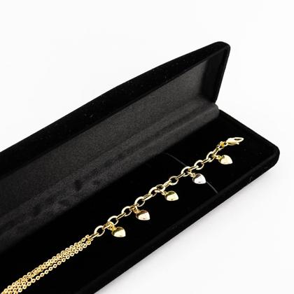 Pulseira Feminina 5 Ouro 18k 750. Certificado de Garantia - JOIE JOIAS FINAS Imagem de Pulseira Feminina 5 Ouro 18k 750. Certificado de Garantia
