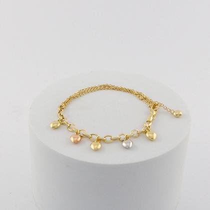 Pulseira Feminina 5 Ouro 18k 750. Certificado de Garantia - JOIE JOIAS FINAS Imagem de Pulseira Feminina 5 Ouro 18k 750. Certificado de Garantia