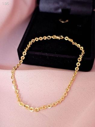 Imagem de Pulseira feminina Bailarina Ouro 18k - 1.95