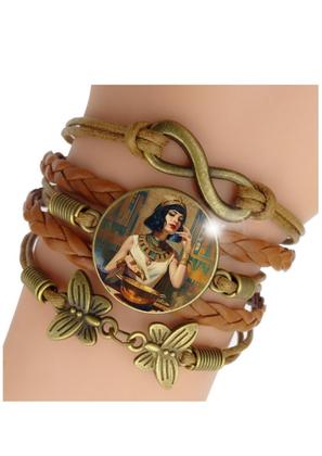 Imagem de Pulseira Feminina Cleópatra do Egito Ajustável