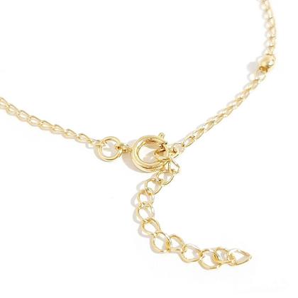 Imagem de Pulseira Feminina de Corrente Gourmet com 5 Bolinhas Pequenas - Banhada a Ouro 18k