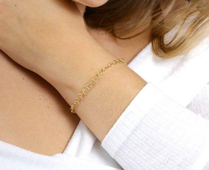Imagem de Pulseira Feminina Elo Português Ouro 18k 750