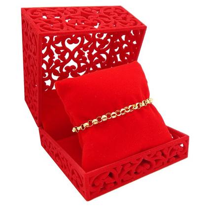 Imagem de Pulseira Feminina Ouro 18k Portuguesa Elo Português 5mm Fecho Bóia