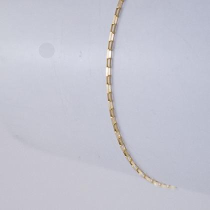 Imagem de Pulseira Feminina Tijolinho 16 Cm Ouro 18k 750 Certificado G