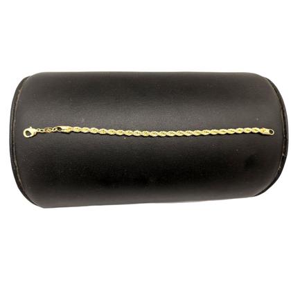 Imagem de Pulseira Folheada a Ouro Cordão Torcido 18cm