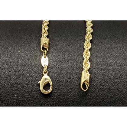 Imagem de Pulseira Folheada a Ouro Cordão Torcido 18cm