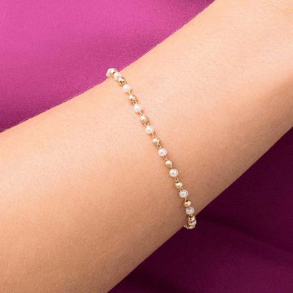 Imagem de Pulseira Formada Por Esferas De 3,0 Mm Inter 552108