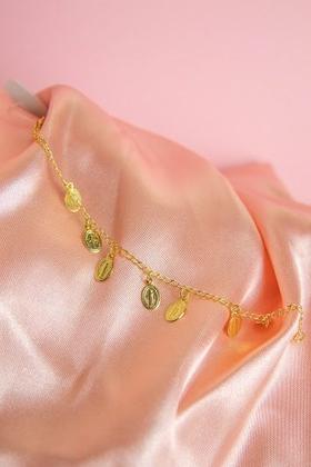 Imagem de Pulseira Infantil com Pingente da Nossa Senhora Semijoias