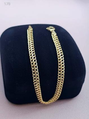 Imagem de Pulseira Infantil Lacraia Ouro 18K - 1.78