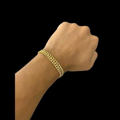 Imagem de Pulseira Lacraia 10Mm - Banhado A Ouro 18K