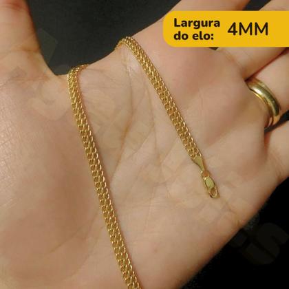 Imagem de Pulseira Lacraia Ouro 18k Bracelete Ouro Feminino Masculino