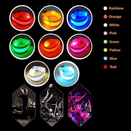 Imagem de Pulseira LED FANL Light Up, pulseiras e braçadeiras, pacote com 8