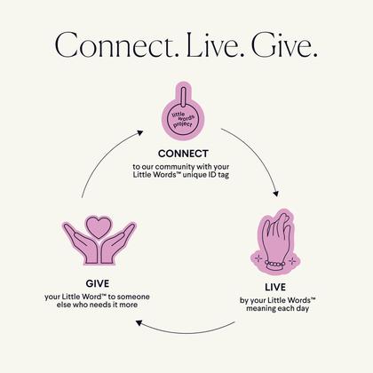 Imagem de Pulseira Little Words Project Grandma com miçangas coloridas