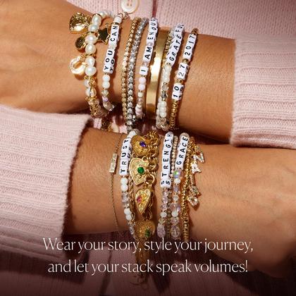 Imagem de Pulseira Little Words Project Grandma com miçangas coloridas