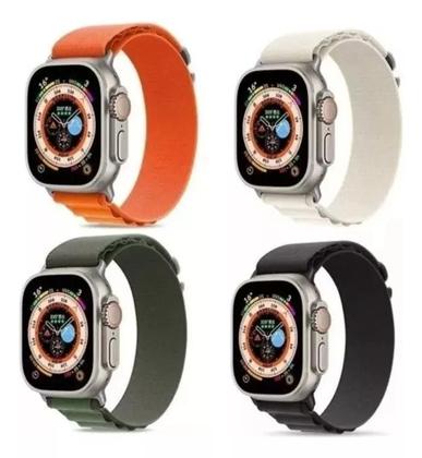 Imagem de Pulseira Loop Alpine Smartwatch Watch Ultra 42Mm 49Mm Preto