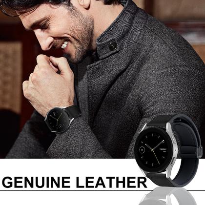 Imagem de Pulseira Magnética de Couro WestEagle para Relógios Samsung de 40mm e 44mm