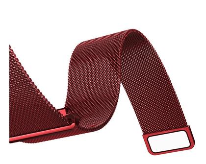 Imagem de Pulseira Malha de Aço Milanese Universal Para Smartwatch Encaixe Reto de 20mm