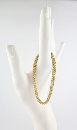 Imagem de Pulseira Masculina Lacraia 7.4 21 Cm Ouro 18k Certificado Ga